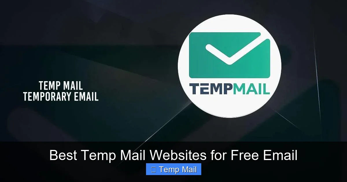 Best Temp Mail Websites for Free Email