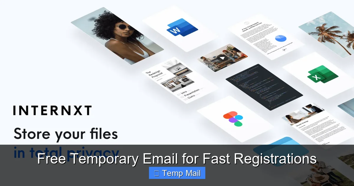 Free Temporary Email for Fast Registrations