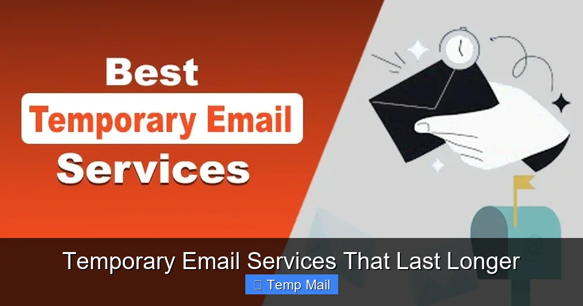 Temporary Email Services That Last Longer