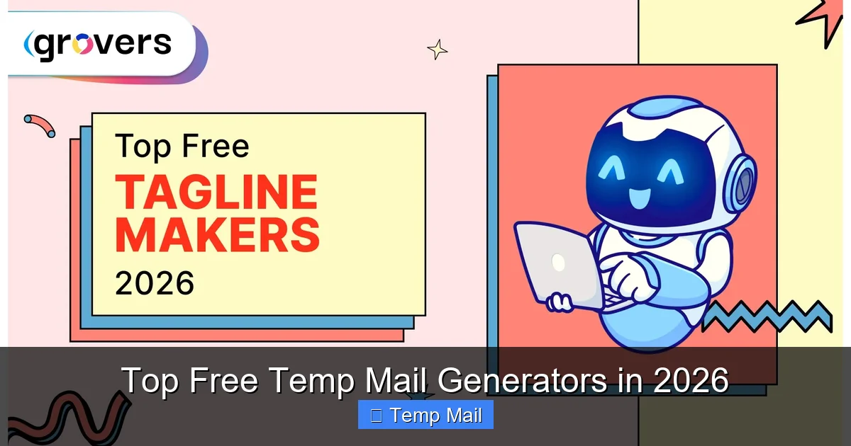 Top Free Temp Mail Generators in 2026